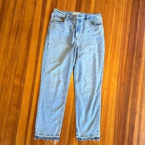 Abercrombie & Fitch Light Blue Straight Leg Jeans